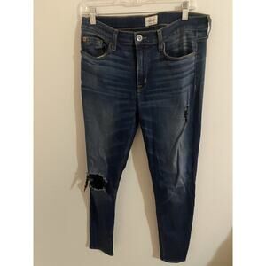 Hudson Mid rise Distressed Jeans Size 29
